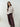 Josephine The Label Lawson Pants  in Chocolate and Sibyl Popover in Butter Check